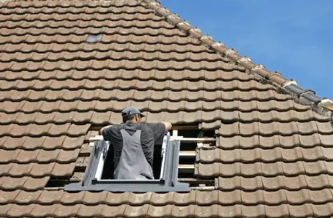 Pose de velux - La Colombe